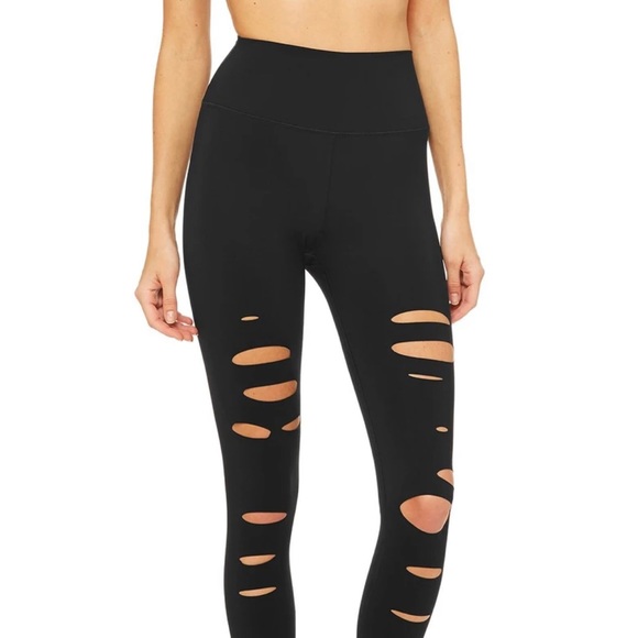 ALO YOGA PANTS RIPPER WARRIOR - Picture 2 of 4